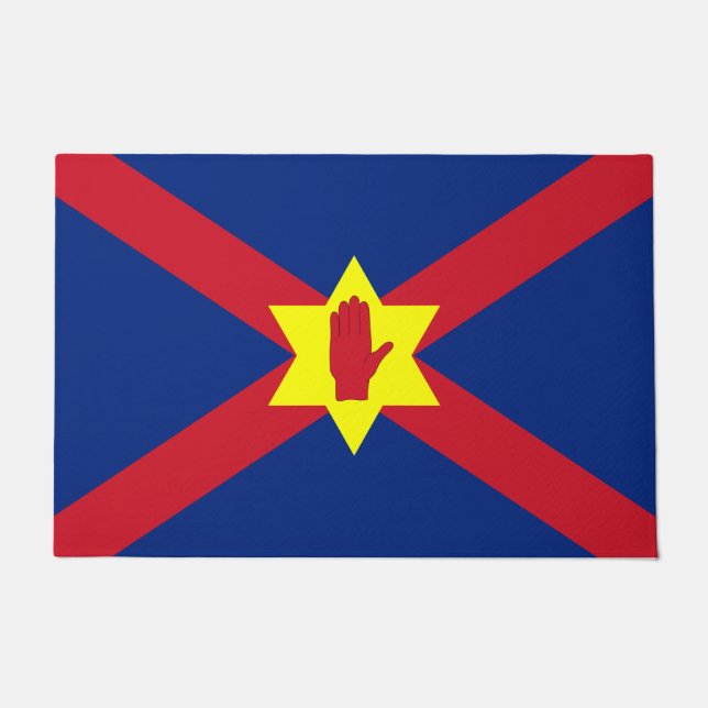 Vlag van Ulster Nation (Noord-Ierland) Deurmat (Voorkant)
