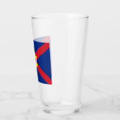 Vlag van Ulster Nation (Noord-Ierland) Glas (Links)