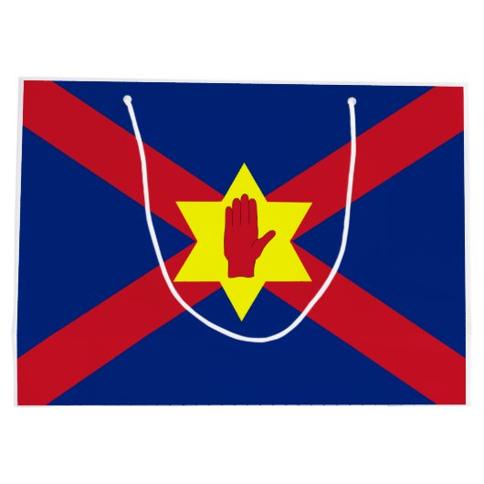 Vlag van Ulster Nation (Noord-Ierland) Groot Cadeauzakje (Achterkant)
