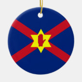 Vlag van Ulster Nation (Noord-Ierland) Keramisch Ornament (Voorkant)
