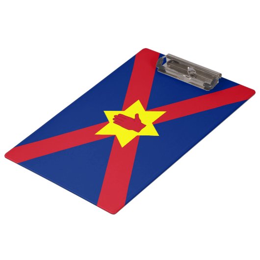 Vlag van Ulster Nation (Noord-Ierland) Klembord (Gekanteld)