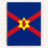 Vlag van Ulster Nation (Noord-Ierland) Notitieboek (Voorkant)