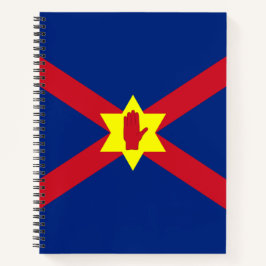 Vlag van Ulster Nation (Noord-Ierland) Notitieboek