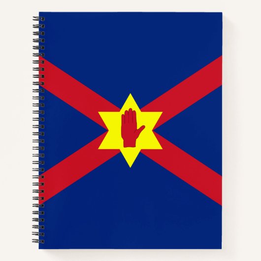 Vlag van Ulster Nation (Noord-Ierland) Notitieboek (Voorkant)