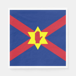 Vlag van Ulster Nation (Noord-Ierland) Servet