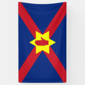 Vlag van Ulster Nation (Noord-Ierland) Spandoek (Verticaal)