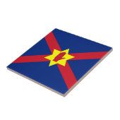 Vlag van Ulster Nation (Noord-Ierland) Tegeltje (Zijkant)
