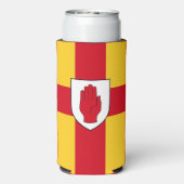 Vlag van Ulster Seltzer Blikjeskoeler (Seltzer Achterkant)
