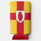 Vlag van Ulster Seltzer Blikjeskoeler (Achterkant)
