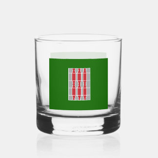 Vlag van Umbrië (Italiaanse regio) Whisky Glas