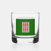 Vlag van Umbrië (Italiaanse regio) Whisky Glas (Achterkant)