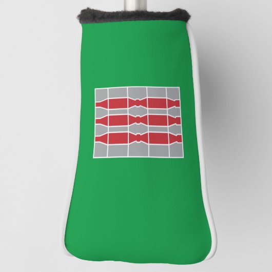 Vlag van Umbrië (Italië) Golfheadcover (Draai 90)