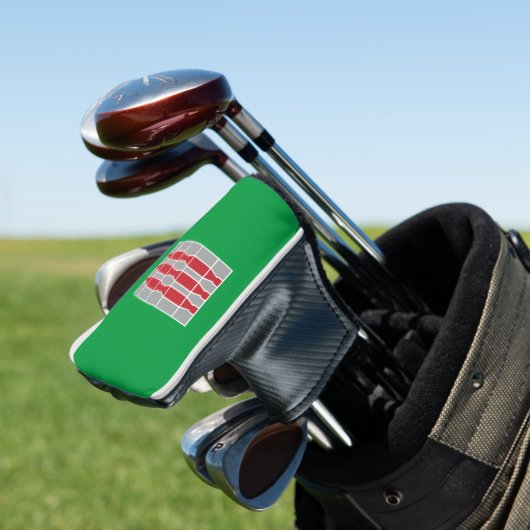 Vlag van Umbrië (Italië) Golfheadcover (Insitu)