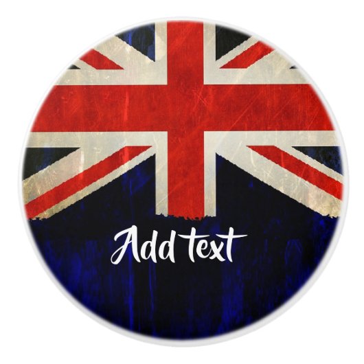 vlag van Uniefact Keramische Knop (Voorkant)