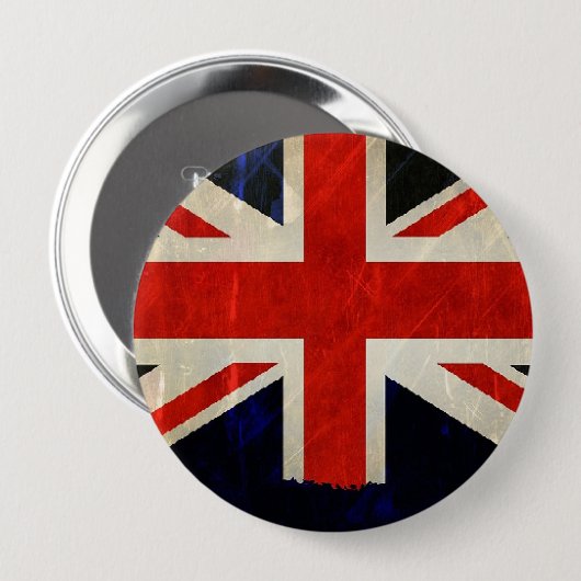 vlag van Uniefact Ronde Button 4,0 Cm (Voorkant /achterkant)