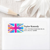 Vlag van Unievaartuig in Bright Waterverven Etiket (Insitu)