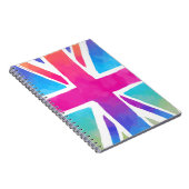 Vlag van Unievaartuig in Bright Waterverven Notitieboek (Rechterzijde)