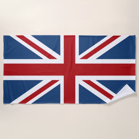 vlag van Union Jack Patriotic UK Strandlaken (Voorkant)