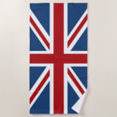 vlag van Union Jack Patriotic UK Strandlaken (Voorkant)