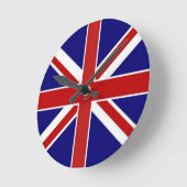 Vlag van Union Jack Pentagram Ronde Klok (Hoek)