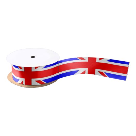 vlag van Union Jack UK Satijnen Lint (Spoel)