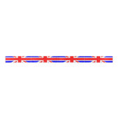vlag van Union Jack UK Satijnen Lint (Voorkant)
