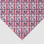 Vlag van  Union Jack VK met London Decoration Tissuepapier (Detail)