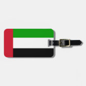 Vlag van United Arab Emirates Easy ID Personal Bagagelabel (Voorkant horizontaal)