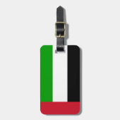 Vlag van United Arab Emirates Easy ID Personal Bagagelabel (Voorkant verticaal)