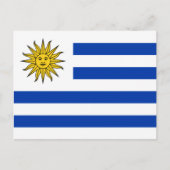 Vlag van Uruguay Briefkaart (Voorkant)