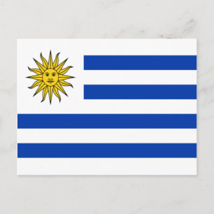 Vlag van Uruguay Briefkaart