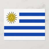 Vlag van Uruguay Briefkaart