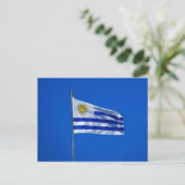 vlag van uruguay briefkaart (Staand voorkant)