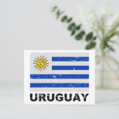  vlag van Uruguay Briefkaart (Staand voorkant)