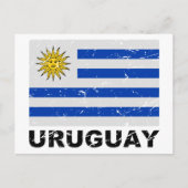  vlag van Uruguay Briefkaart (Voorkant)