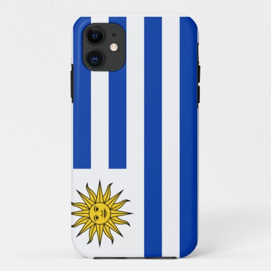 Vlag van Uruguay Case-Mate iPhone Case (Achterkant)