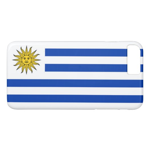 Vlag van Uruguay Case-Mate iPhone Case (Achterkant (Horizontaal))