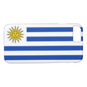 Vlag van Uruguay Case-Mate iPhone Case (Achterkant (Horizontaal))