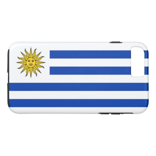 Vlag van Uruguay Case-Mate iPhone Case (Achterkant (Horizontaal))