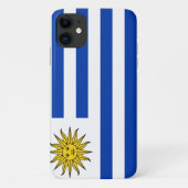 Vlag van Uruguay Case-Mate iPhone Case (Achterkant)