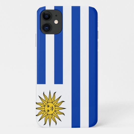 Vlag van Uruguay Case-Mate iPhone Case (Achterkant)