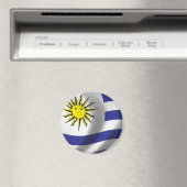 Vlag van Uruguay Magneet (Insitu (Vaatwasser))