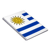 Vlag van Uruguay Notitieboek (Rechterzijde)