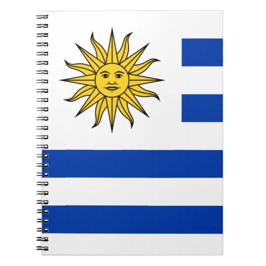 Vlag van Uruguay Notitieboek (Voorkant)