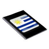 Vlag van Uruguay Notitieboek (Rechterzijde)