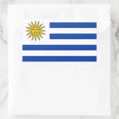 Vlag van Uruguay Rechthoekige Sticker (Tas)