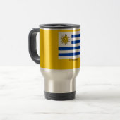 Vlag van Uruguay Reisbeker (Voorkant links)