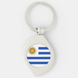 Vlag van Uruguay Sleutelhanger