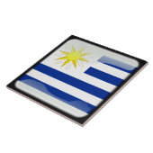 Vlag van Uruguay Tegeltje (Zijkant)