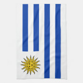 Vlag van Uruguay Theedoek (Verticaal)